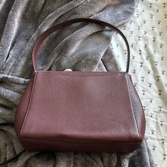 Kate Spade Plum Leather Shoulder Bag - Picture 2 of 7